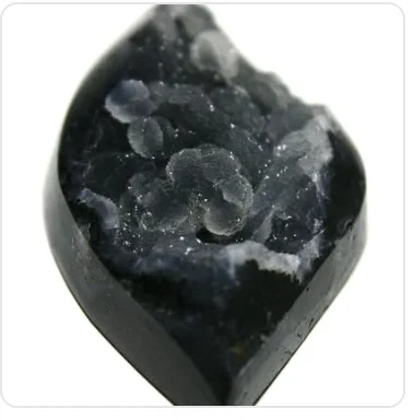 A cut and polished gemstone from Cindy’s collection